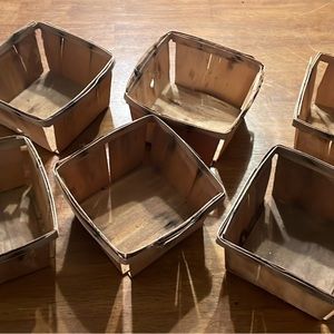 Vintage strawberry boxes